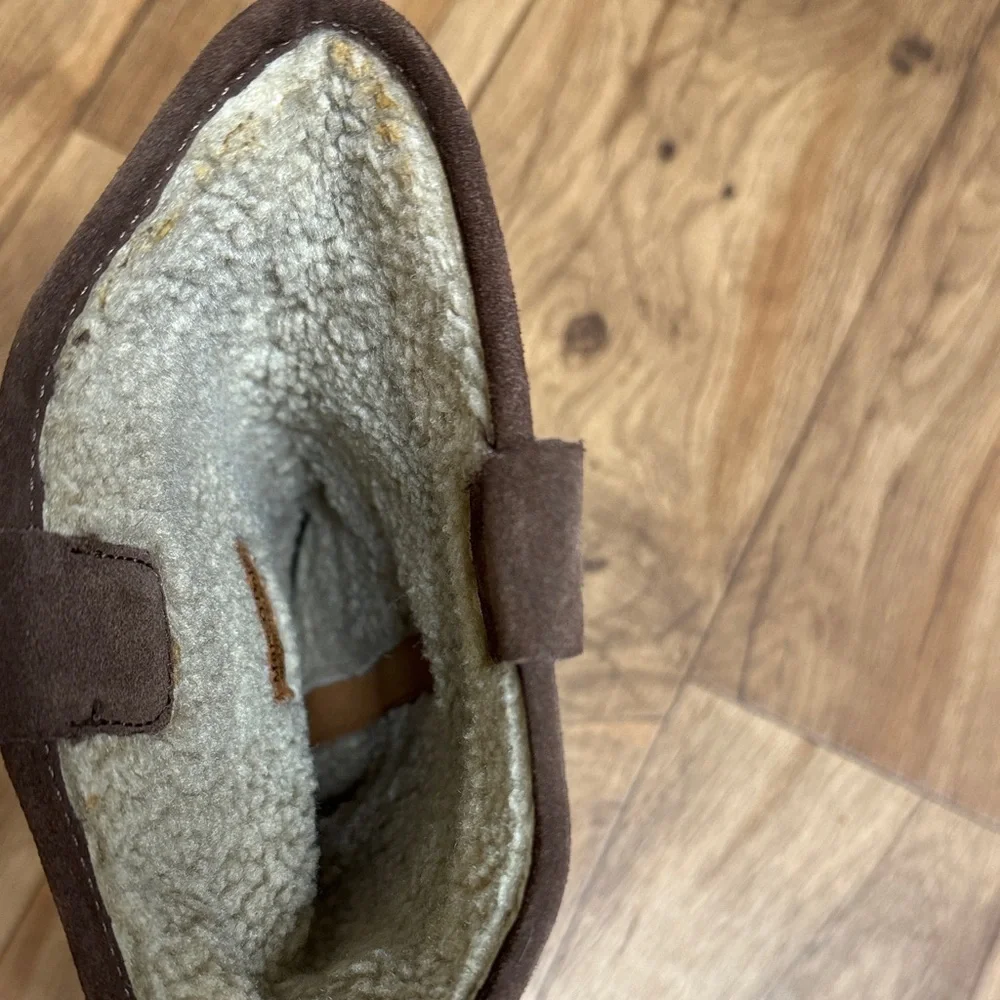 Cozy Brown Winter Boots with Side Zipper